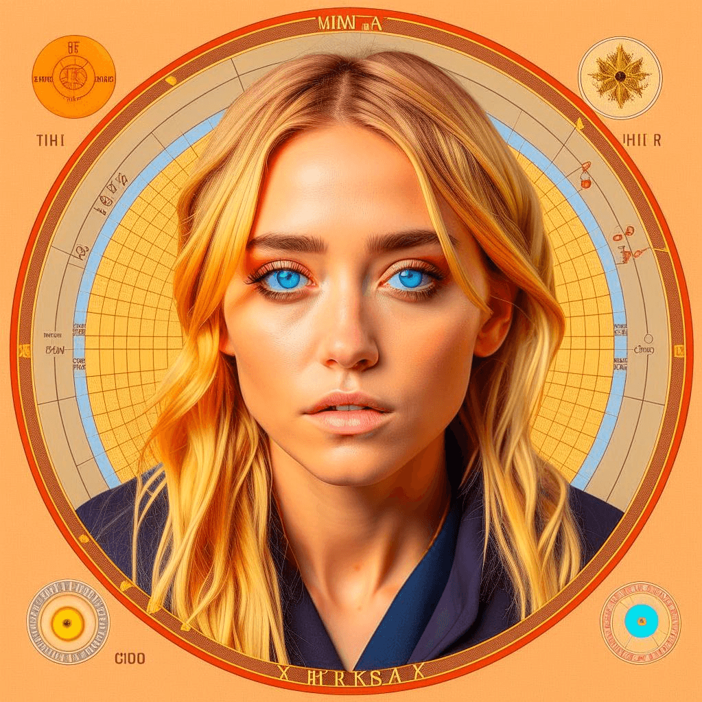 Astrological Birth Chart Analysis for Ashley Olsen