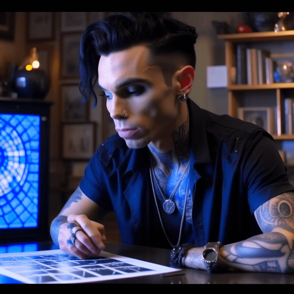 Examination of the Rising Sign (Andy Biersack Birth Chart)