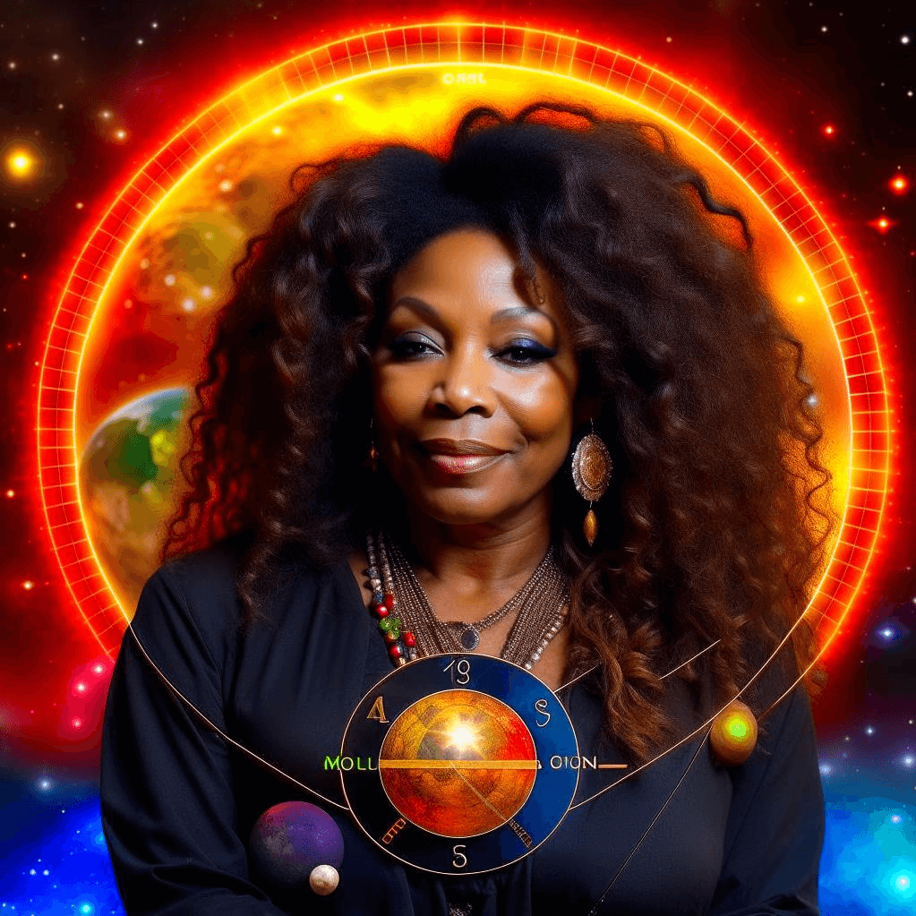 Planetary Aspects in Chaka Khan's Birth Chart (Chaka Khan Birth Chart)