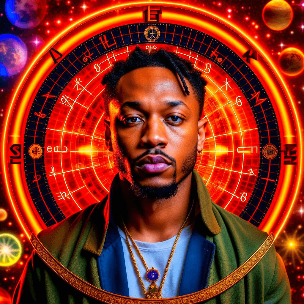 The Planetary Aspects (Romeo Miller Birth Chart)