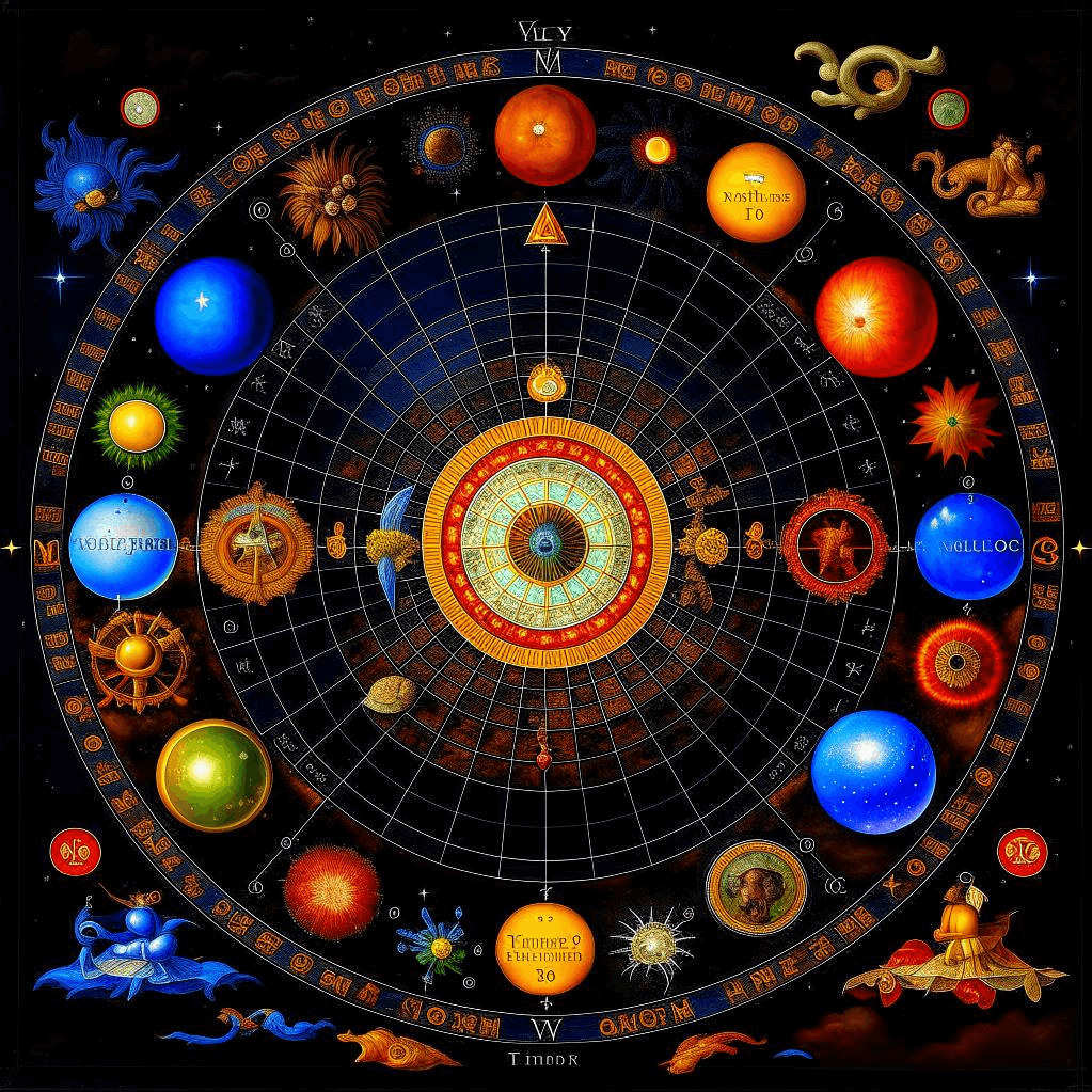 Planetary Aspects and Placements (Sapnap Birth Chart)