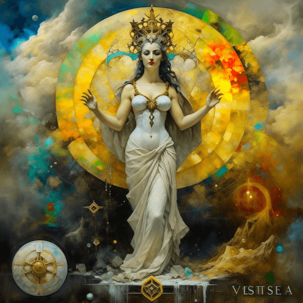 Symbolic Representation of Vesta Astrology Symbol (Vesta Astrology Symbol)