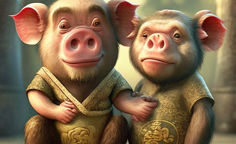 Monkey and Pig Compatibility Chinese Zodiac